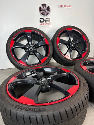 LLANTAS AUDI ROTOR RS3 8V ORIGINALES EN ROJO