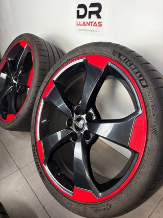 LLANTAS AUDI ROTOR RS3 8V ORIGINALES EN ROJO