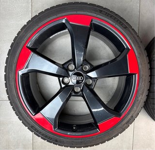 LLANTAS AUDI ROTOR RS3 8V ORIGINALES EN ROJO