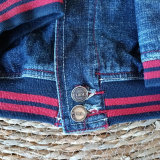 Chaqueta denim NY-92 Y2K Hip Hop Oversize L/XL