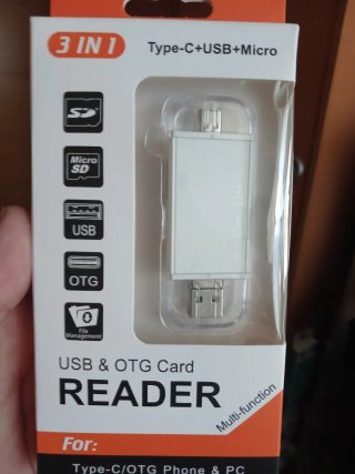 Lector Tarjetas SD/MicroSD USB OTG Type-C