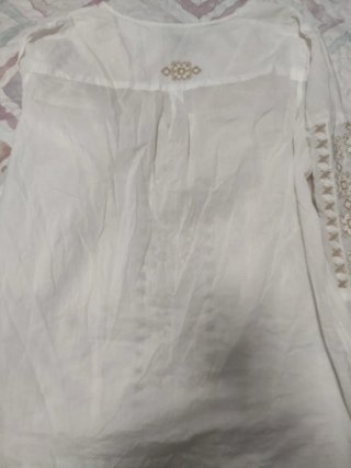 Blusa SUITEBLANCO bordada talla S
