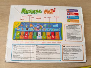 Alfombra musical infantil
