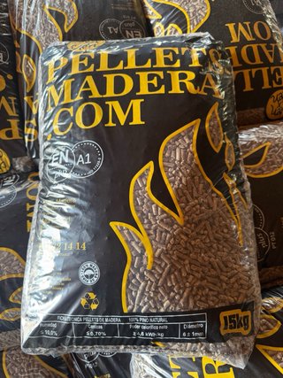 Saco Pellets Madera ENplus A1 15kg