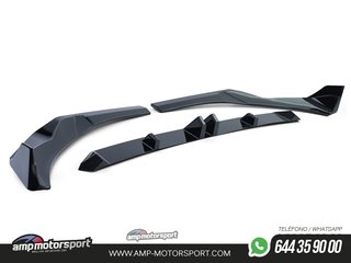 SPOILER DELANTERO PARA BMW X3 G01 2017-2020 NEGRO BRILLO