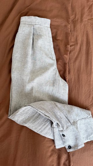 Traje de lino Massimo Dutti
