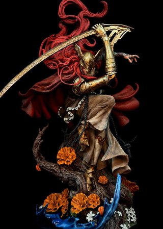 Figura Malenia Elden Ring Resina 20cm Sin pintar