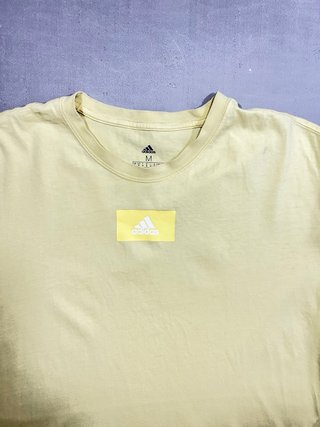Camiseta Adidas Amarilla Talla M