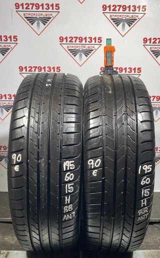 -195 60 15 H GOODYEAR RUEDA AL 90% VIDA UTIL