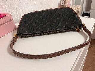 Bolso Mango Jacquard marrón y negro