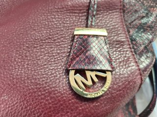 Bolso Michael Kors Piel Real Efecto Serpiente