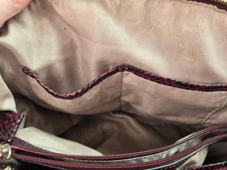 Bolso Michael Kors Piel Real Efecto Serpiente