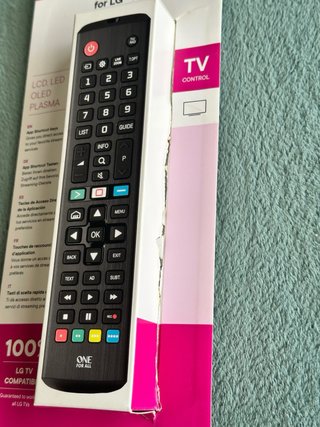 Mando a distancia One For All para TV LG