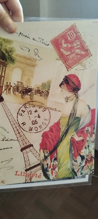 Lámina Vintage París Liberté