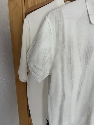 Polo BOSS Blanco Rayas