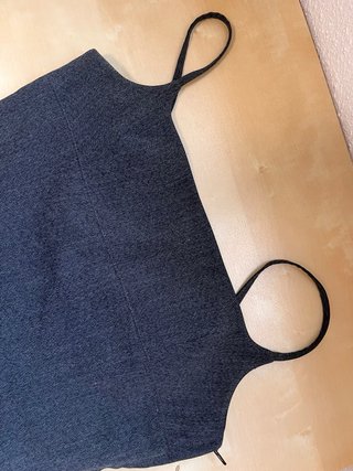 Top Mango Gris Talla M