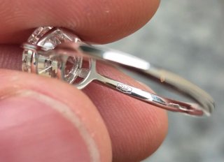 Anello solitario oro 750 più diamante 3.22 ct