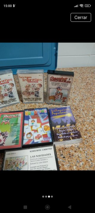 Lote 6 Casetes Infantiles y Villancicos