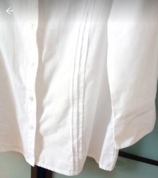 Blusa Kiabi BlancT. 44 Alt.72 De la axila la ax.44