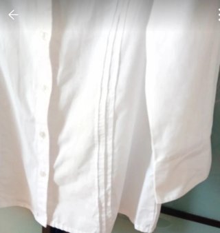 Blusa Kiabi BlancT. 44 Alt.72 De la axila la ax.44