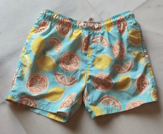 Bañador niño estampado cítrico