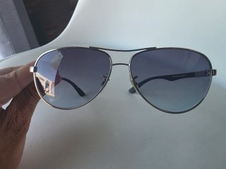 Gafas de sol Ray-Ban RB8313 Carbon Plateadas