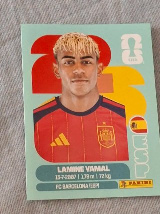 Cromo Lamine Yamal Mundial FIFA