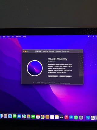 MacBook Pro 13” 2015 i5 8GB RAM Plata
