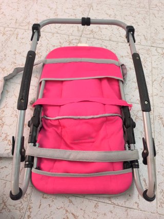 Hamaca rosa para bebé