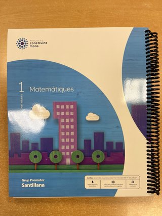 MATEMATIQUES 1 PRIMARIA CONSTRUINT MONS