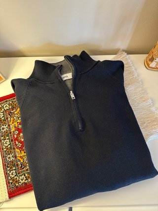 Jersey Mango cuello alto cremallera Talla S