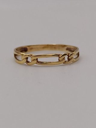 Anillo Oro 18k Cadena 1,16gr