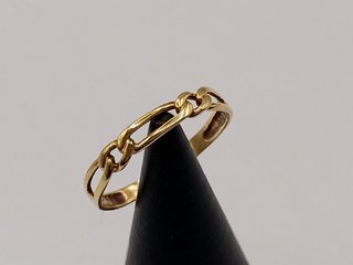 Anillo Oro 18k Cadena 1,16gr