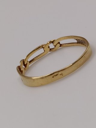 Anillo Oro 18k Cadena 1,16gr