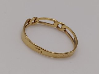 Anillo Oro 18k Cadena 1,16gr