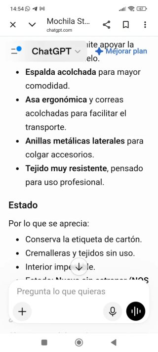 Mochila de herramientas Stanley