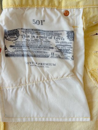 Levi's 501 Shorts W26 Amarillo