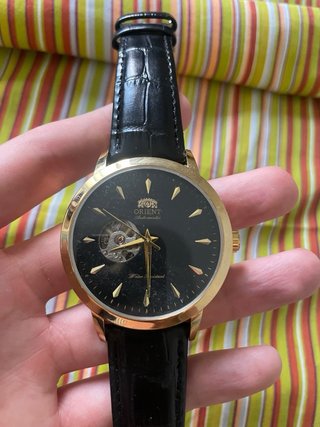 Reloj Orient Automático Dorado Negro
