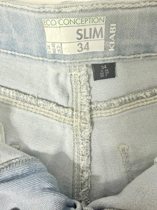 Shorts Vaqueros Desgastados Azul Claro