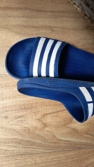 Ciabatte Adidas Blu e Bianche