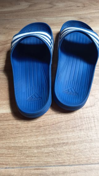 Ciabatte Adidas Blu e Bianche