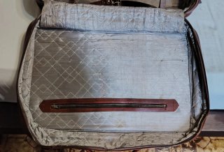 Borsa da viaggio in pelle marrone