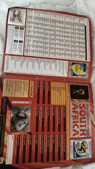 Álbum Mundial Sudáfrica 2010 Panini Completo