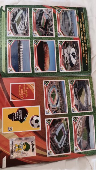 Álbum Mundial Sudáfrica 2010 Panini Completo