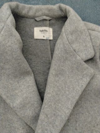 Abrigo Sybilla Gris Talla S