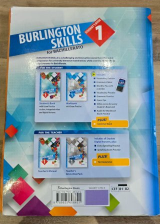 Libro Ingles BURLINGTON SKILLS 1 BACH