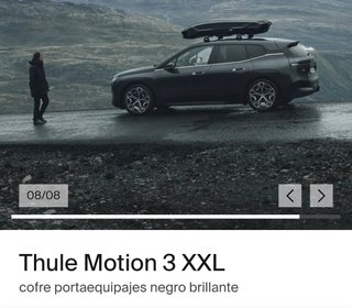 Alquiler de Cofre de techo Thule Motion 3 XXL