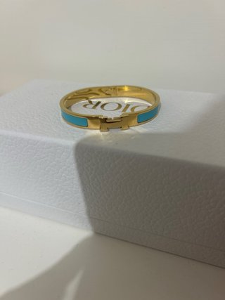 Bracciale Hermès oro e turchese
