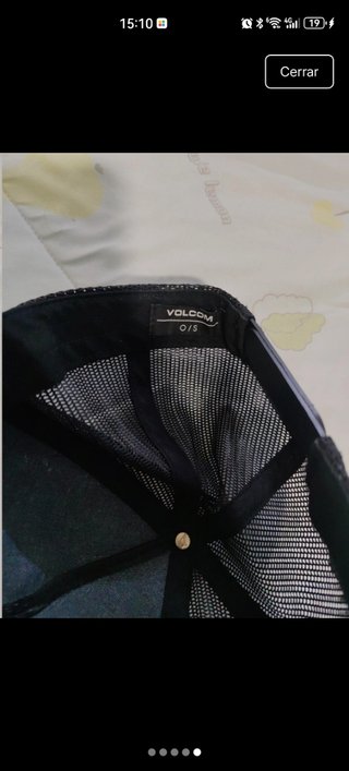Gorra Volcom Negra Trucker