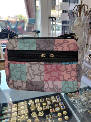 Bolso de mano estampado